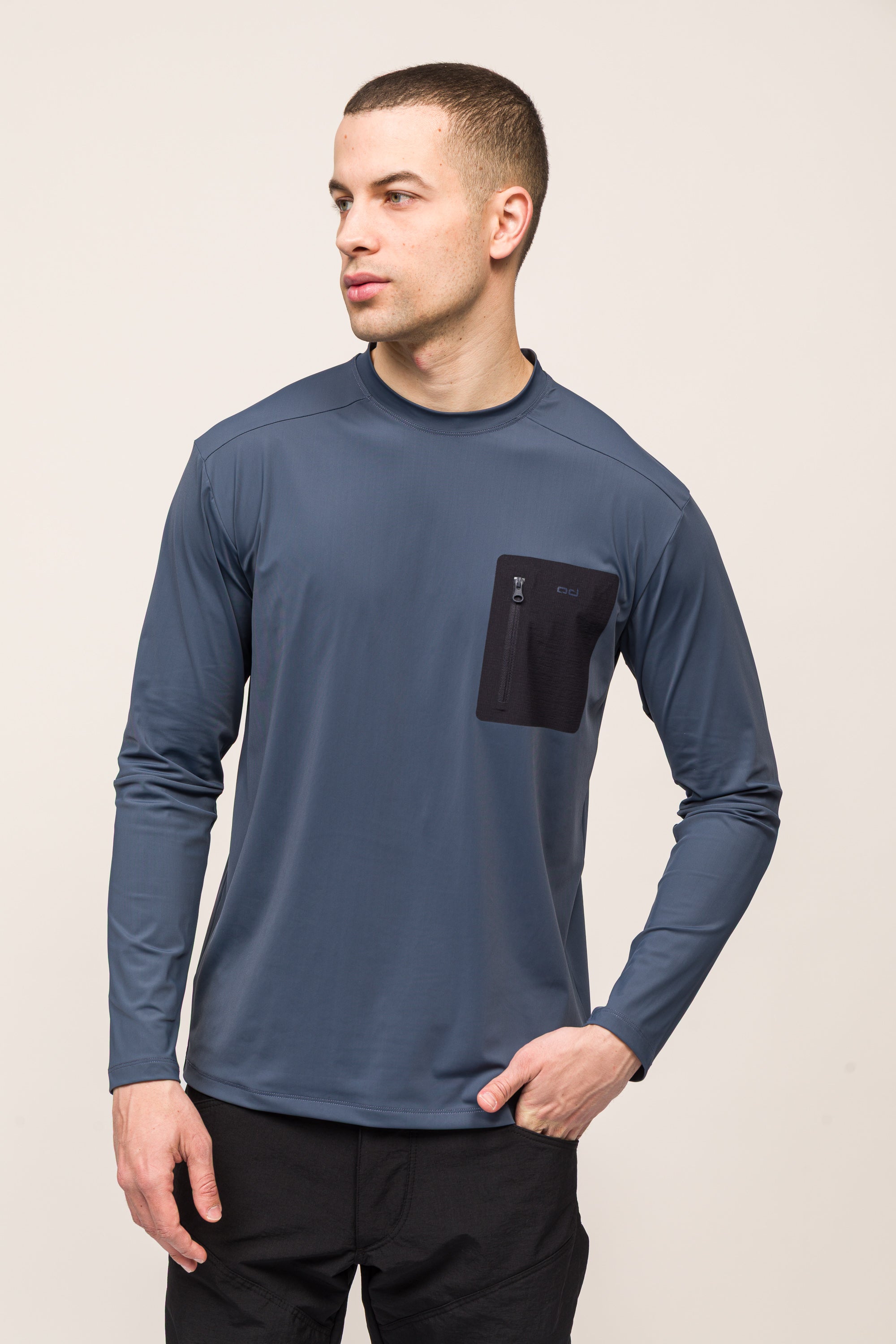 Climacool Performans Uzun Kollu T-Shirt - Lacivert