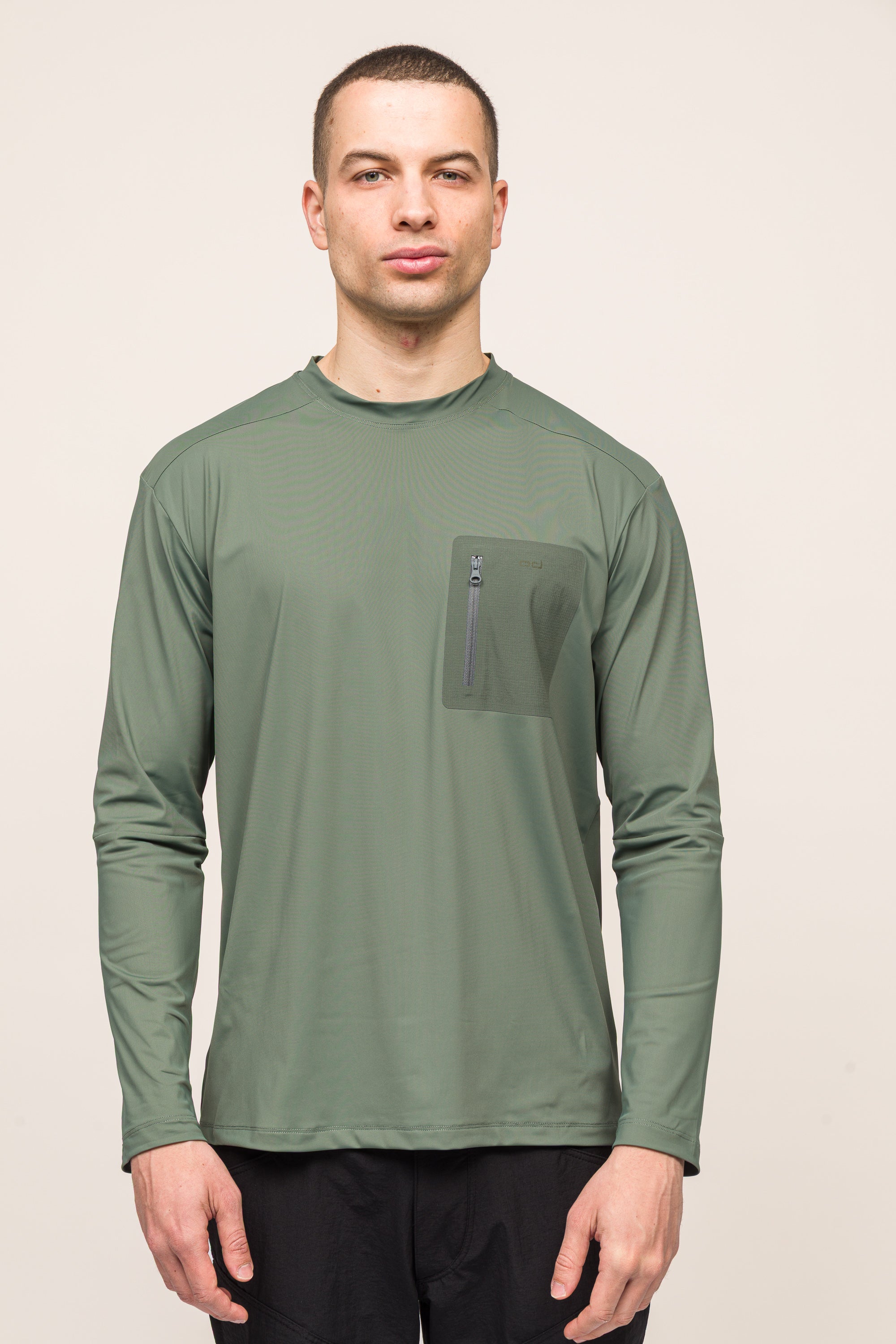 Climacool Performans Uzun Kollu T-Shirt - Yeşil