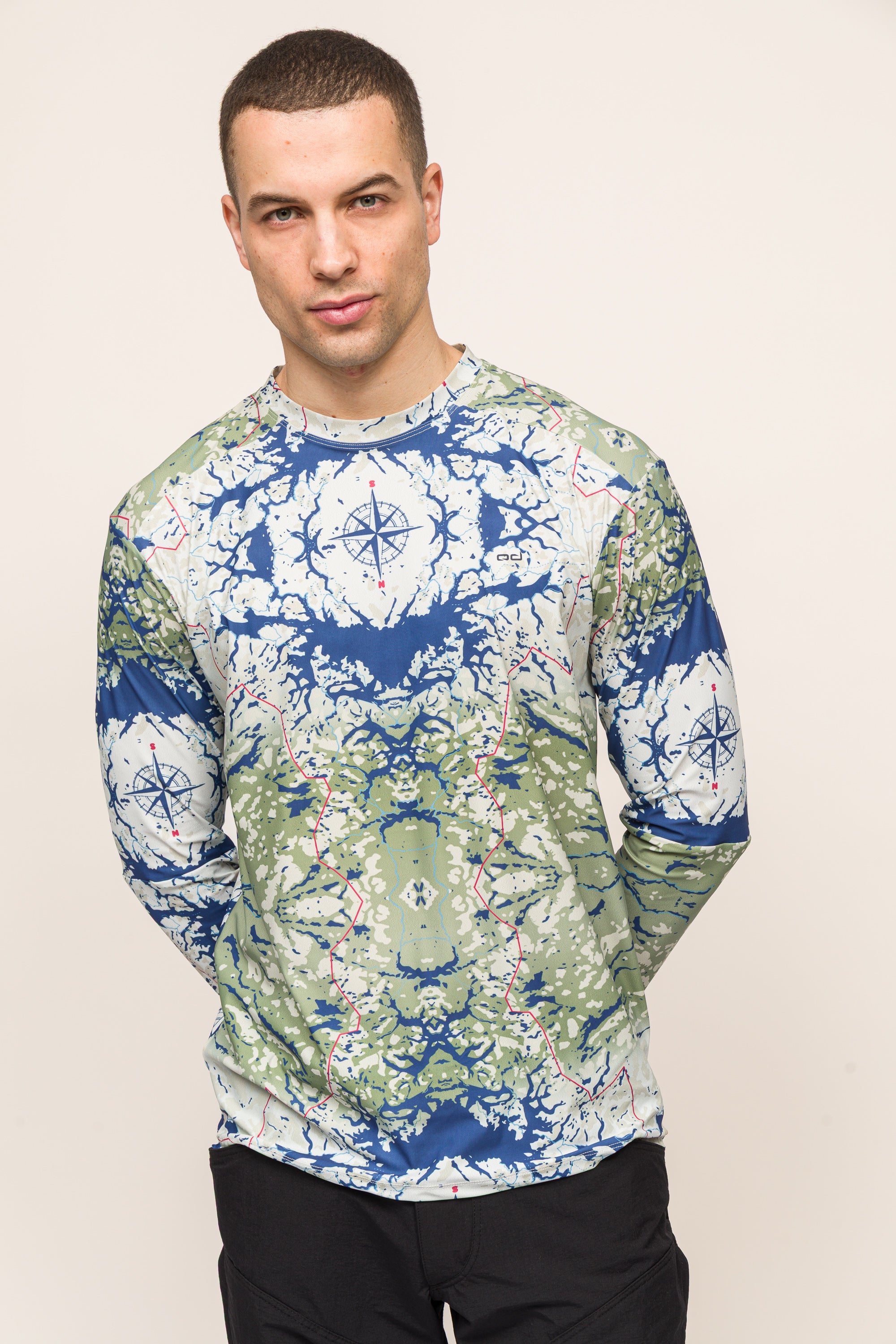 Climacool Performans Uzun Kollu T-Shirt - Desen