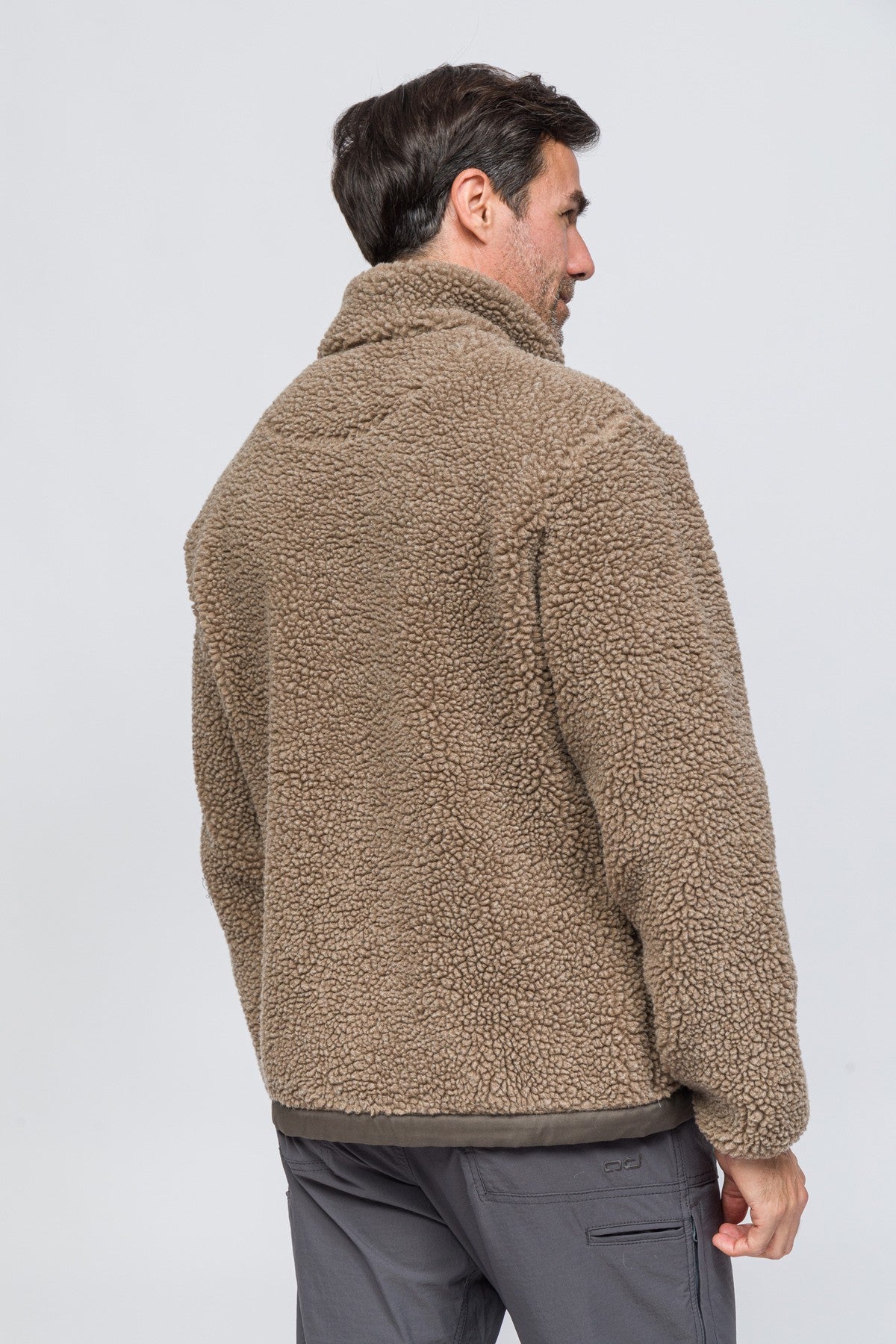 Sherpa Yün Ceket Lambswool - Vizon