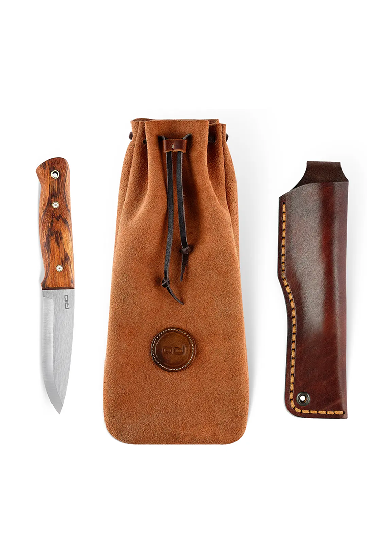 Serdar Kılıç Bushcraft Bıçağı D2 Çelik - Zebrano