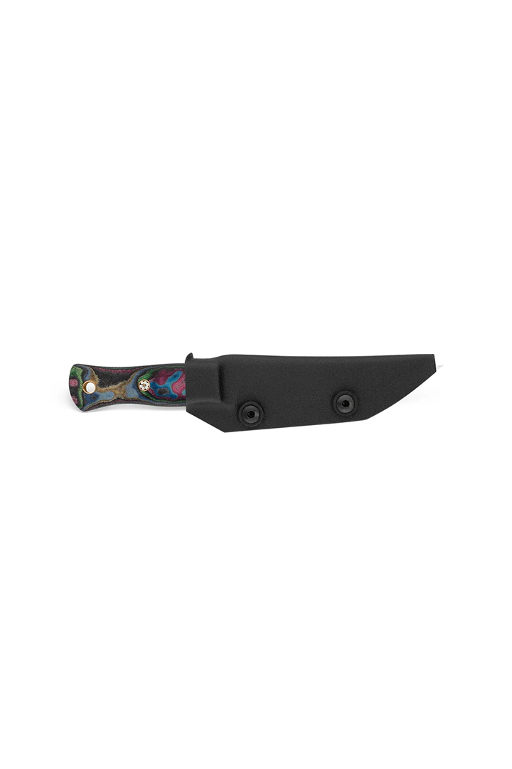 FleshEdge Bıçak N690 Çelik Mikarta - KYDEX® Kılıfı Suya Dayanıklı - Renkli Mikarta