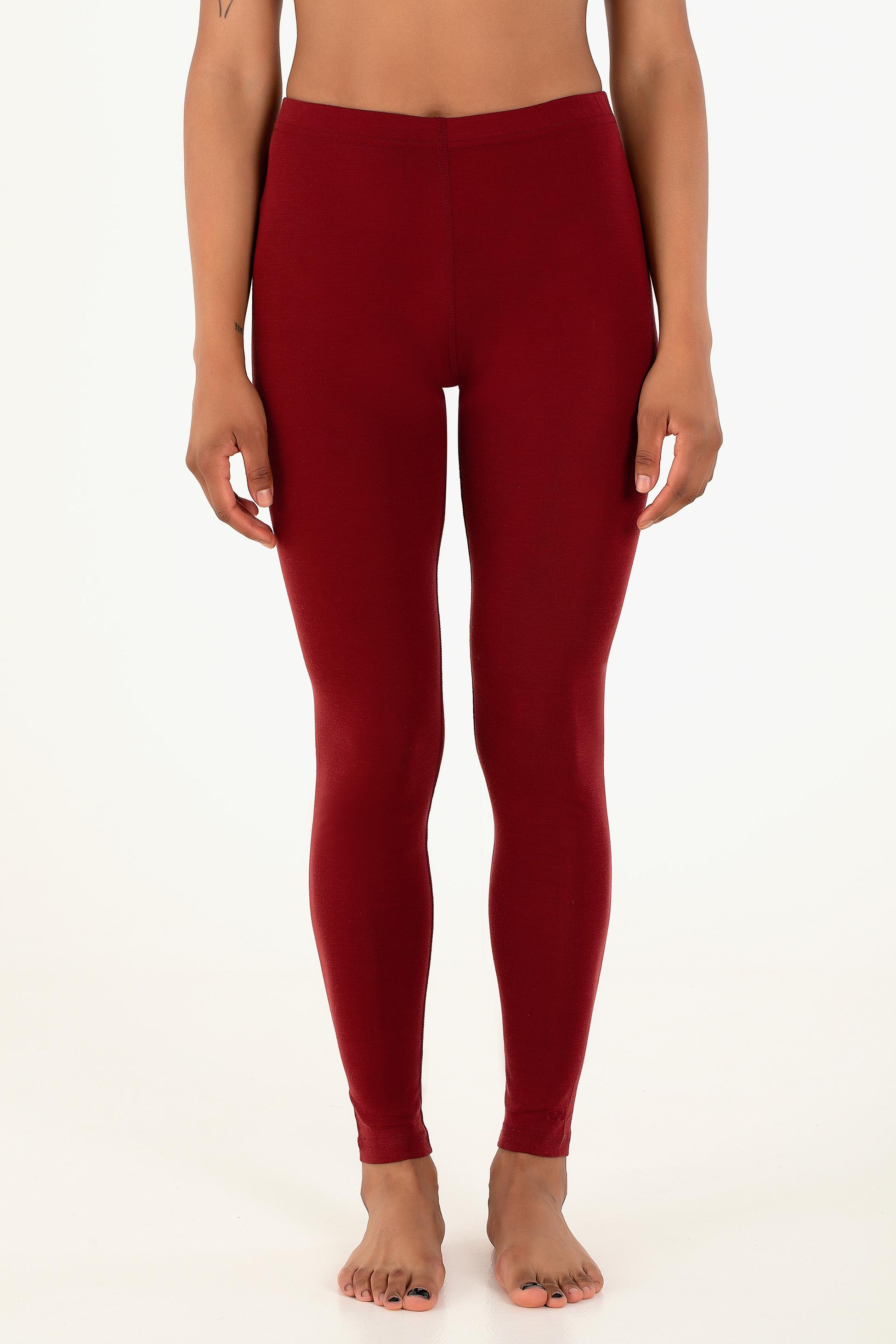 Thermawool Merino Yünü Termal İçlik Tayt 195 gr Bordo