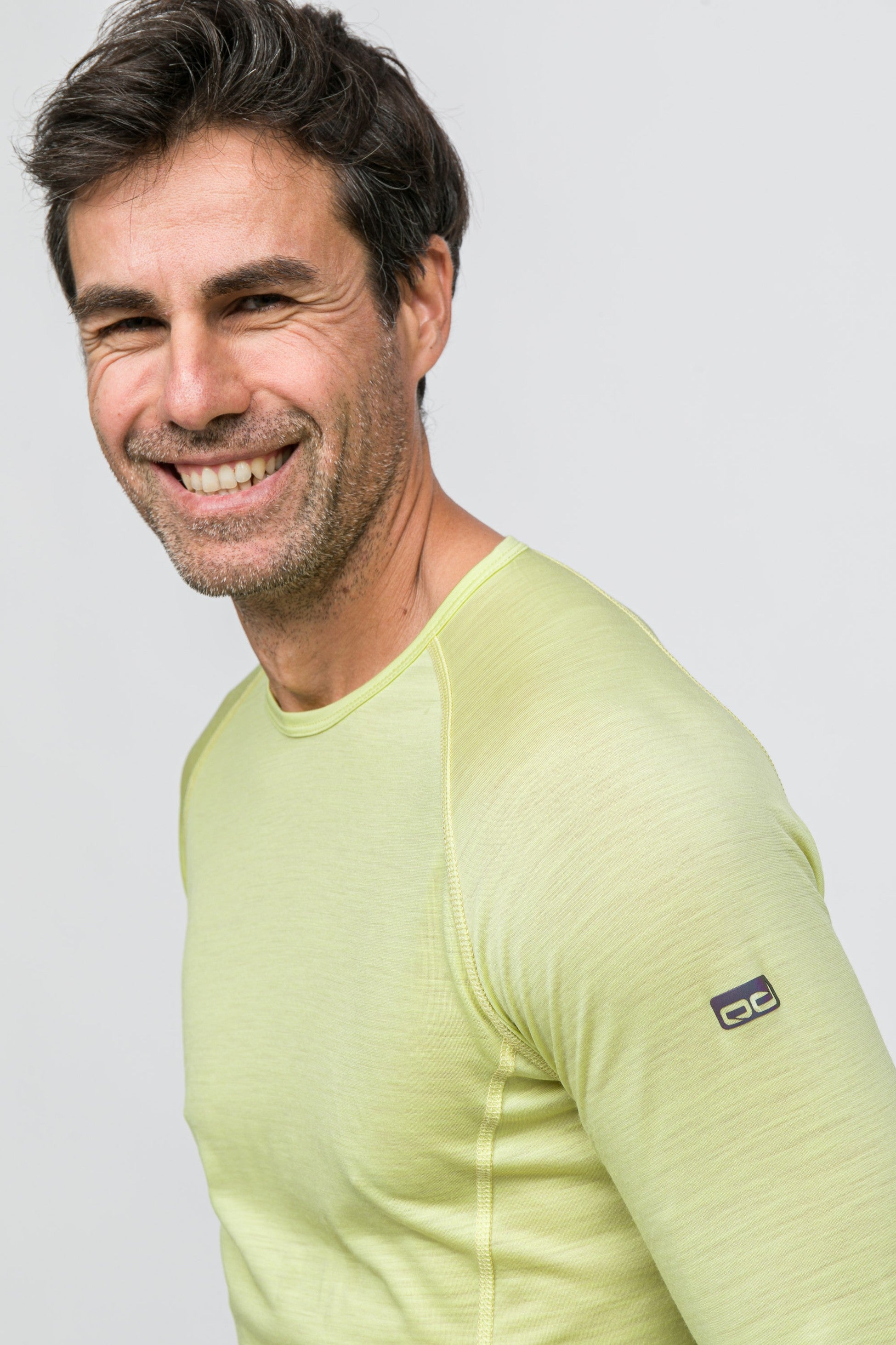 All-Season Merino Uzun Kollu T-Shirt 135 gr - Lime