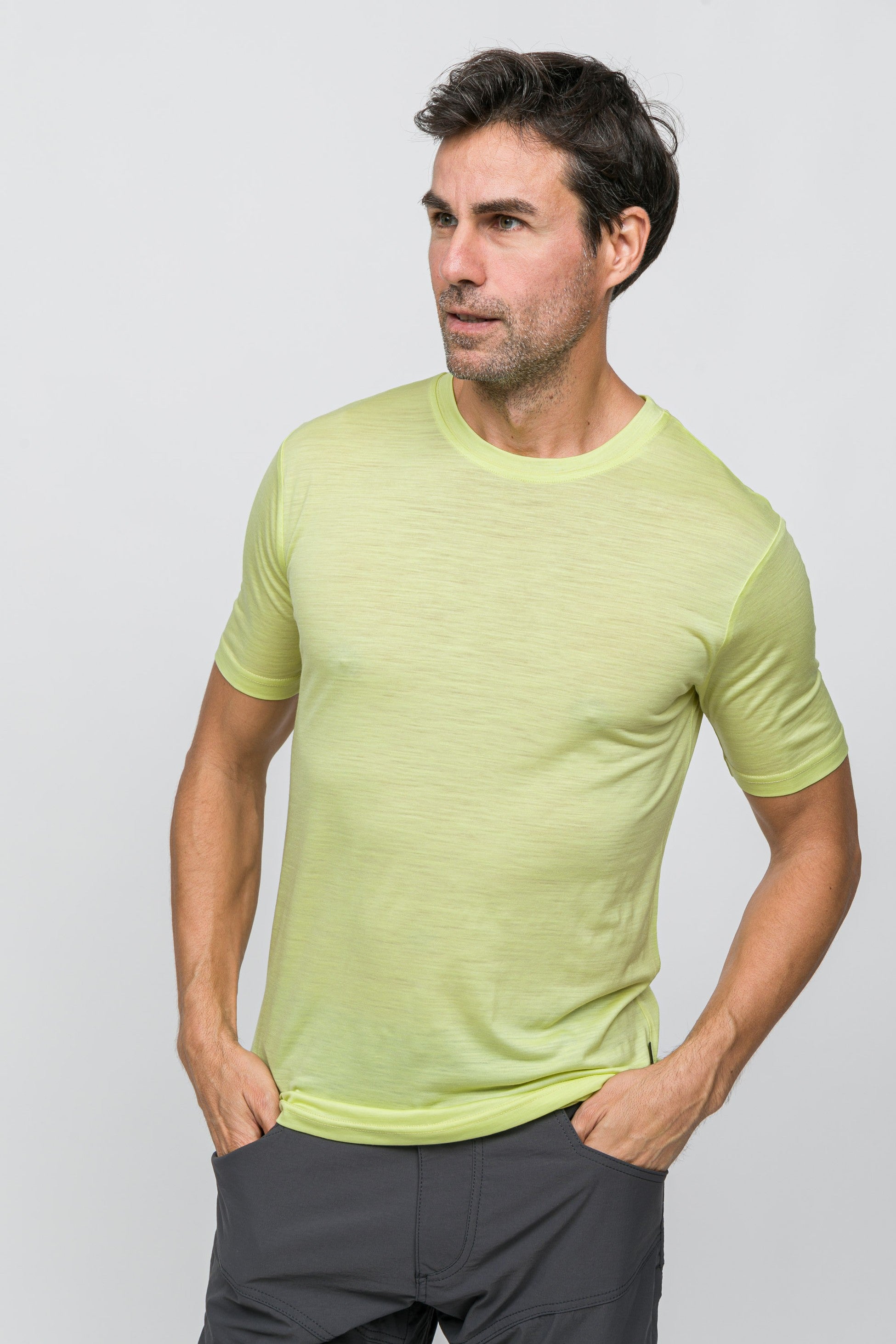 All-Season Merino T-Shirt 135 gr -Lime