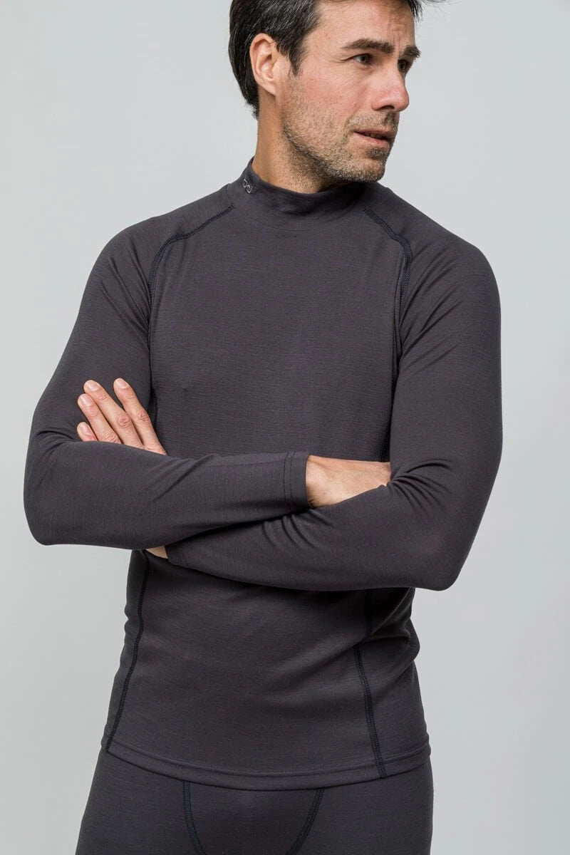 Thermawool Merino Yünü Termal İçlik Üst 195 gr Antrasit