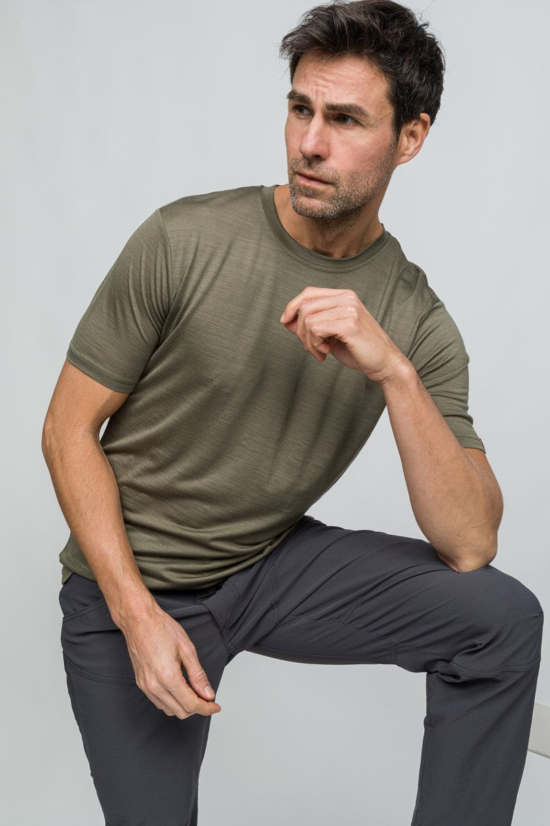 All-Season Merino T-Shirt 135 gr -Haki