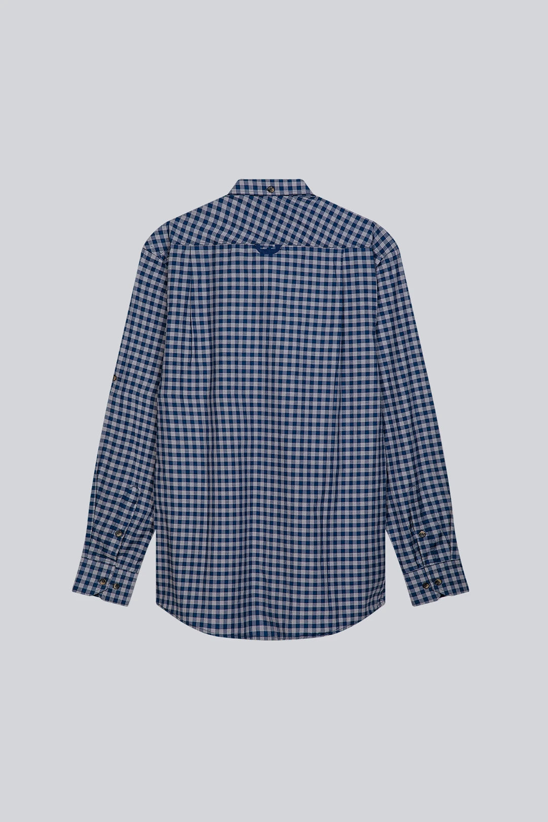 SPRG Flannel Gömlek Pamuk - Mavi Lacivert Ekose