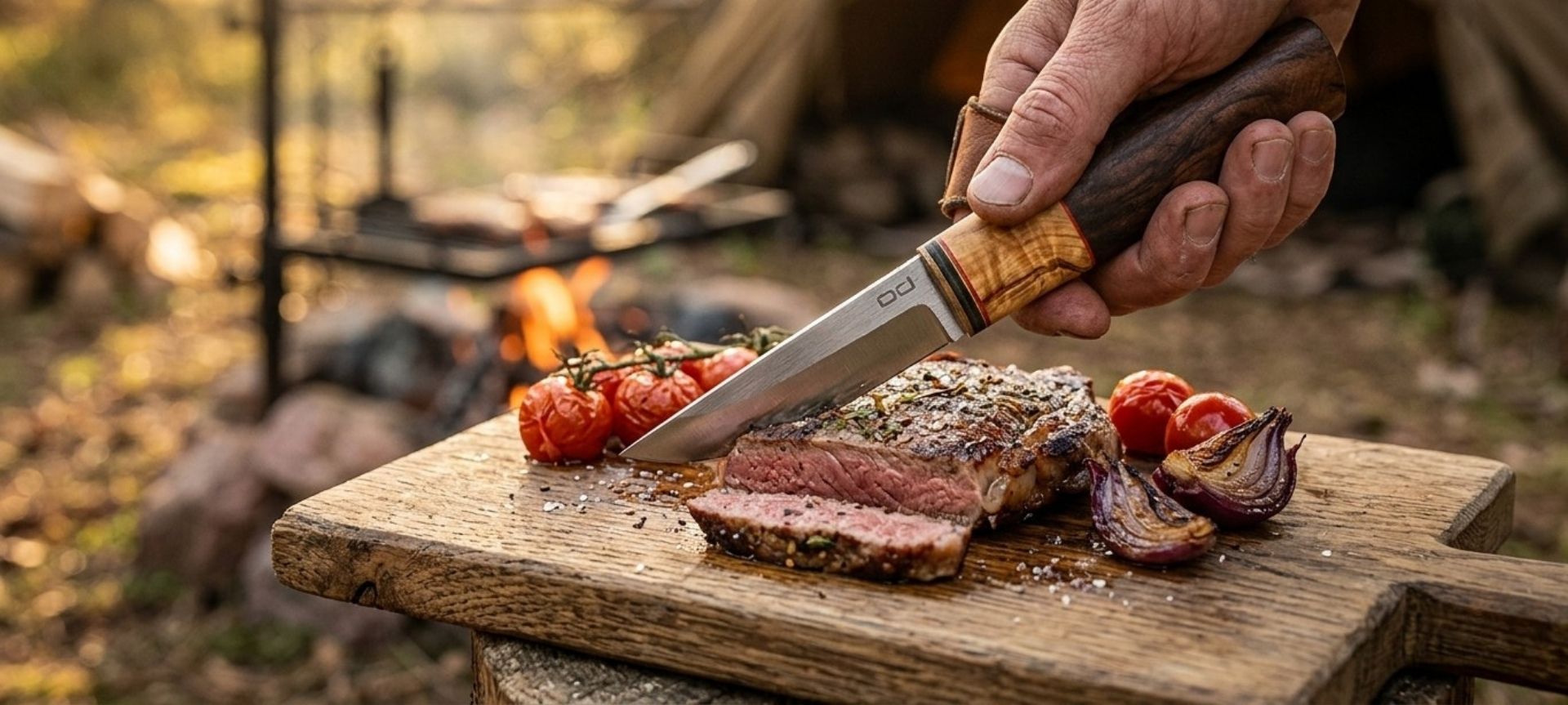 Bushcraft Bıçak Kamp Mutfağında Kullanılır mı? Doğada Yemek İçin Doğru Bıçak Seçimi