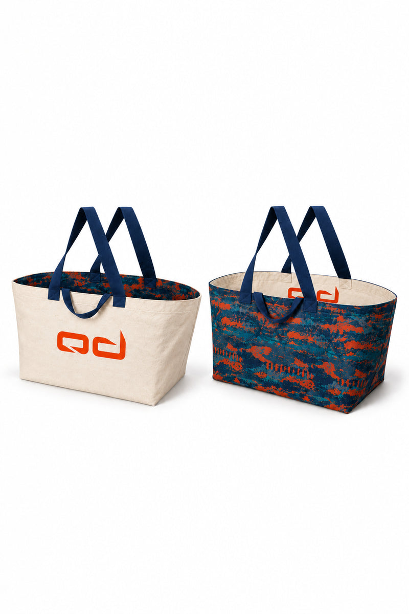 Tote Çanta - Camo Lacivert Tarçın