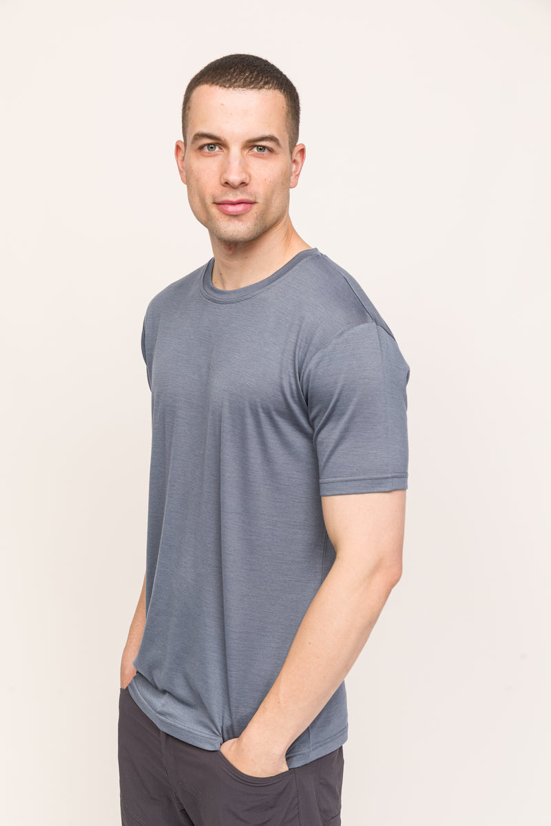 All-Season Merino T-Shirt 135 gr - Gri
