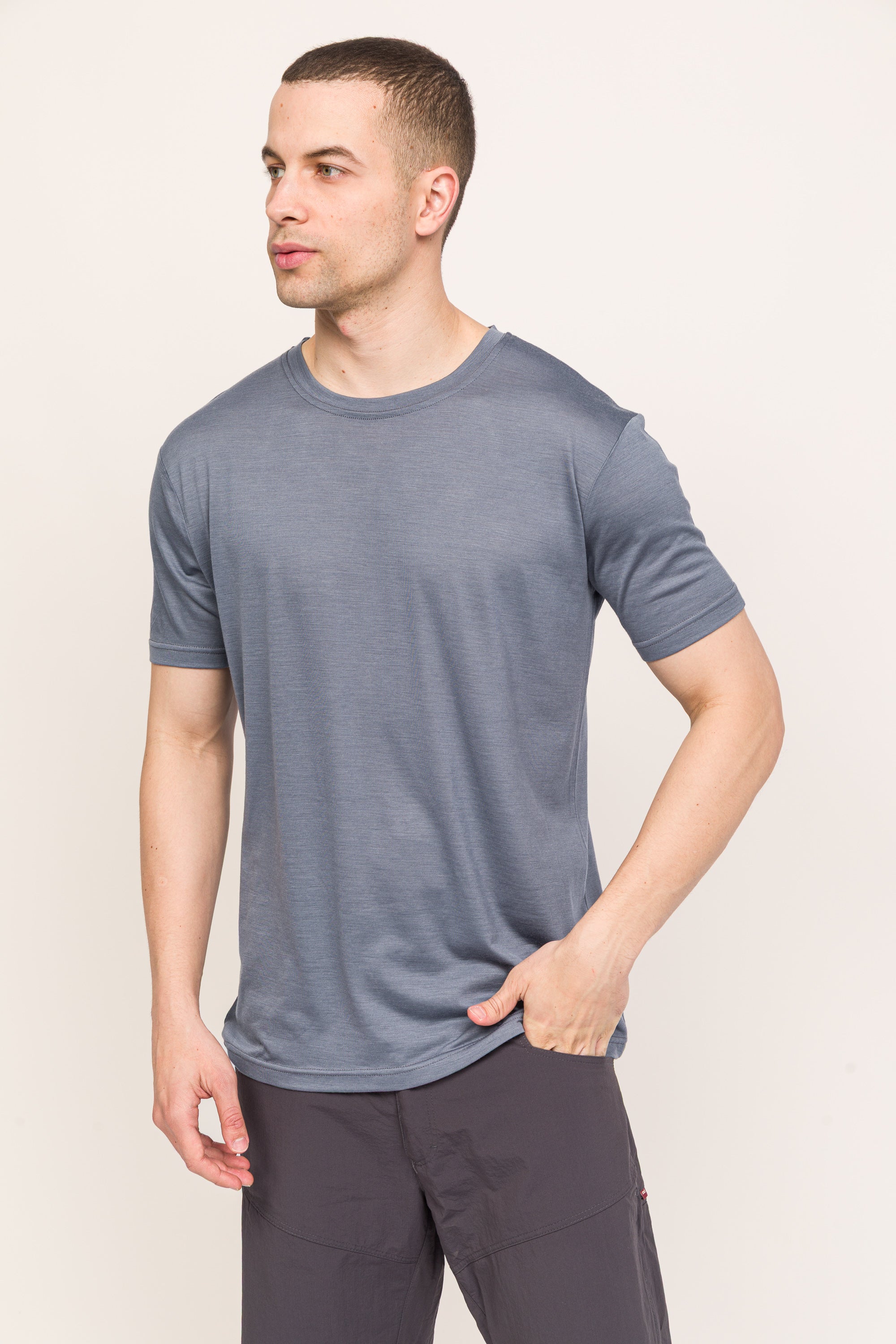 All-Season Merino T-Shirt 135 gr - Gri