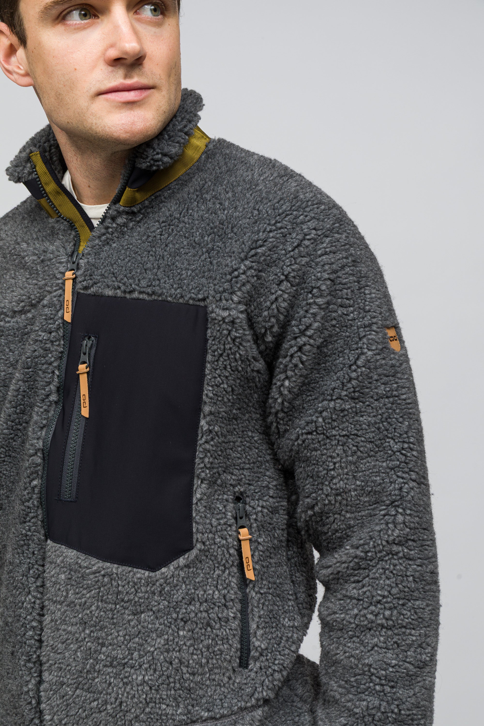 Sherpa Yün Ceket Lambswool - Antrasit