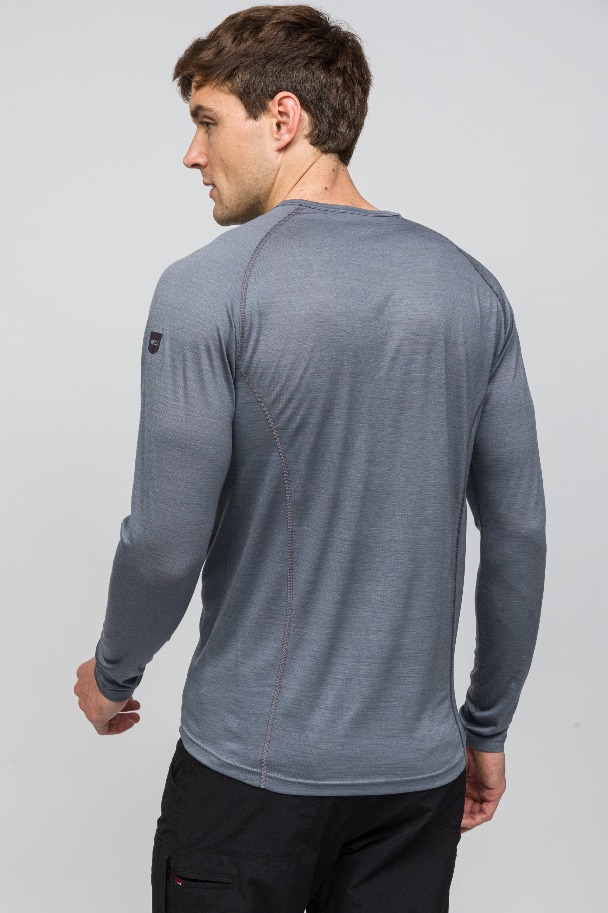 All-Season %100 Merino Uzun Kollu T-Shirt 135 gr - Gri