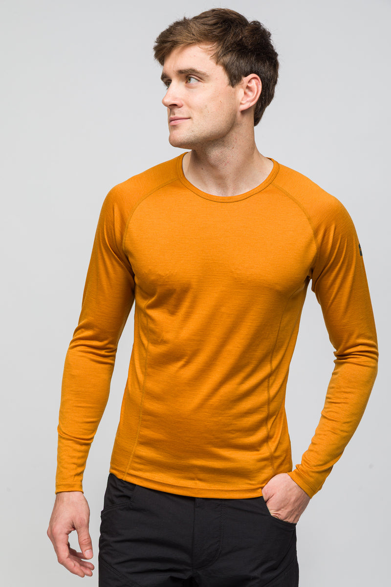 All-Season %100 Merino Uzun Kollu T-Shirt 135 gr - Çöl Rengi