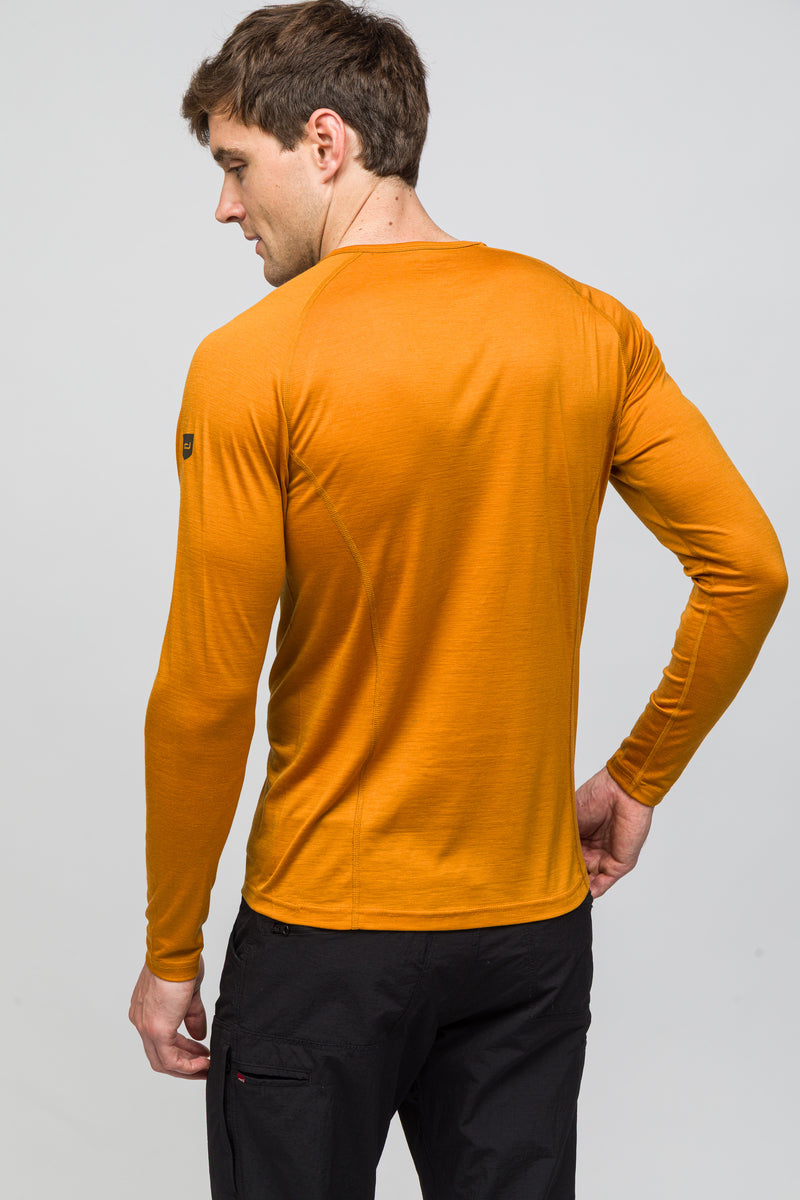 All-Season %100 Merino Uzun Kollu T-Shirt 135 gr - Çöl Rengi