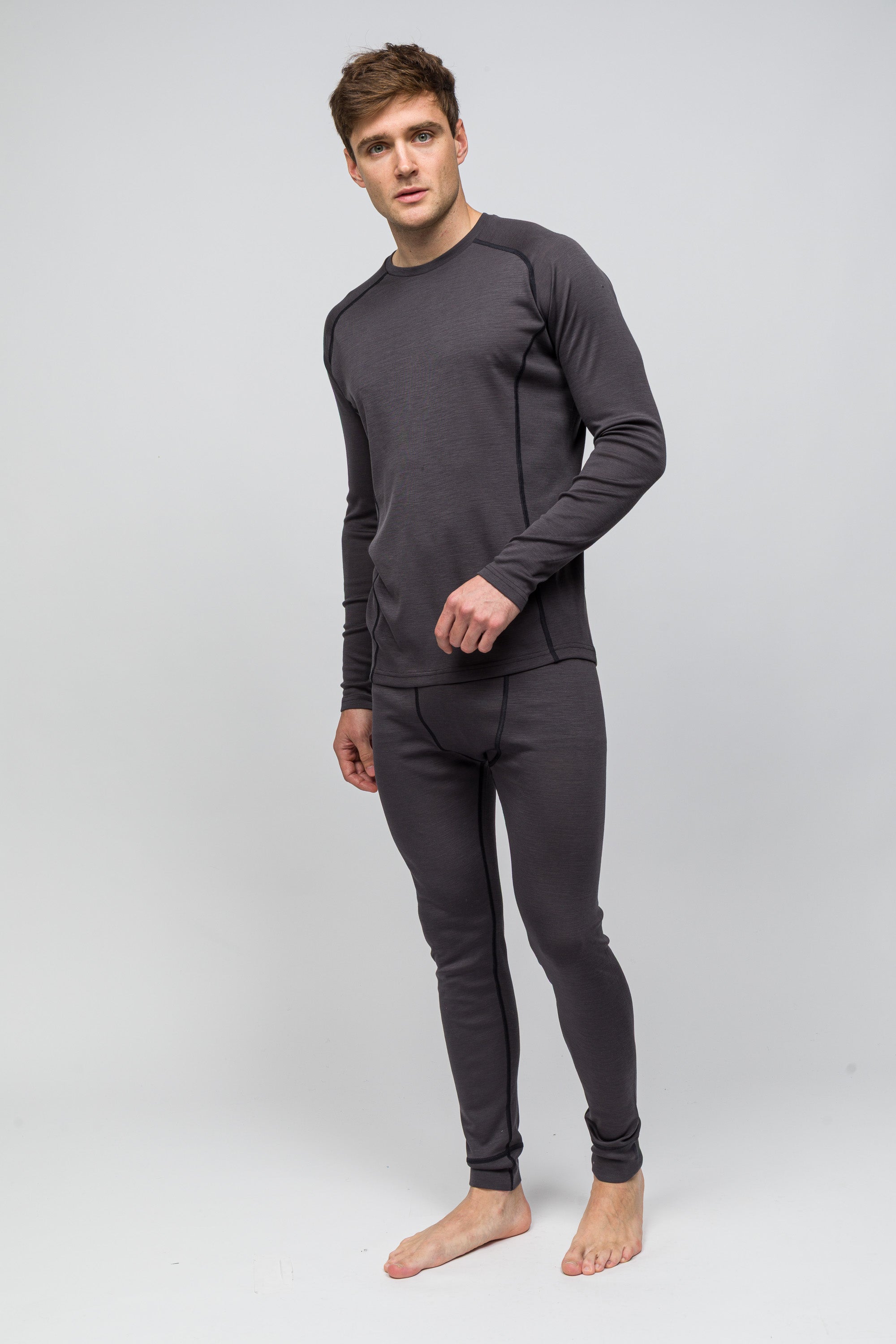 Thermawool Merino Yünü Termal İçlik Tayt 195 g - Antrasit