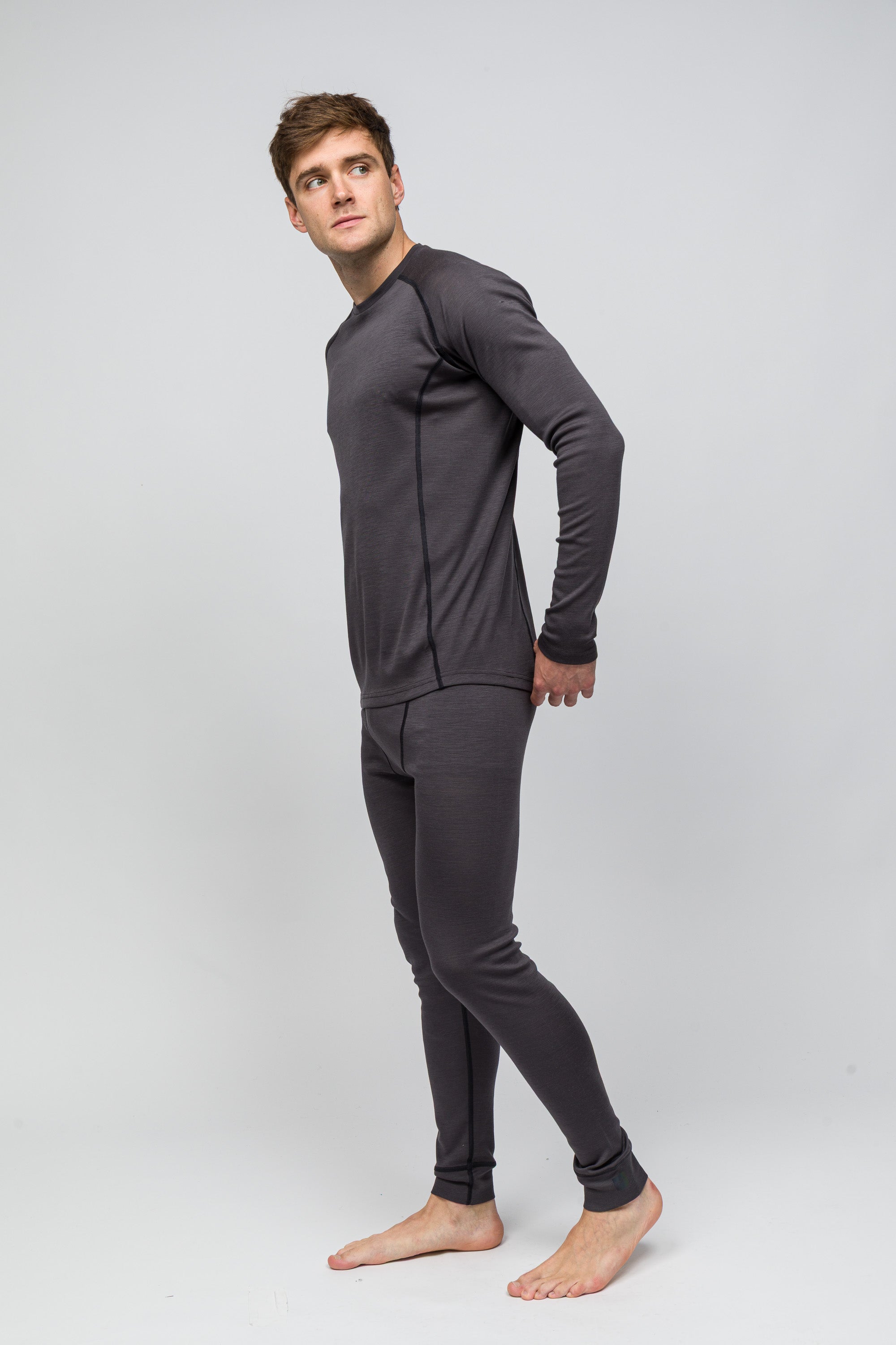 Thermawool Merino Yünü Termal İçlik Tayt 195 g - Antrasit