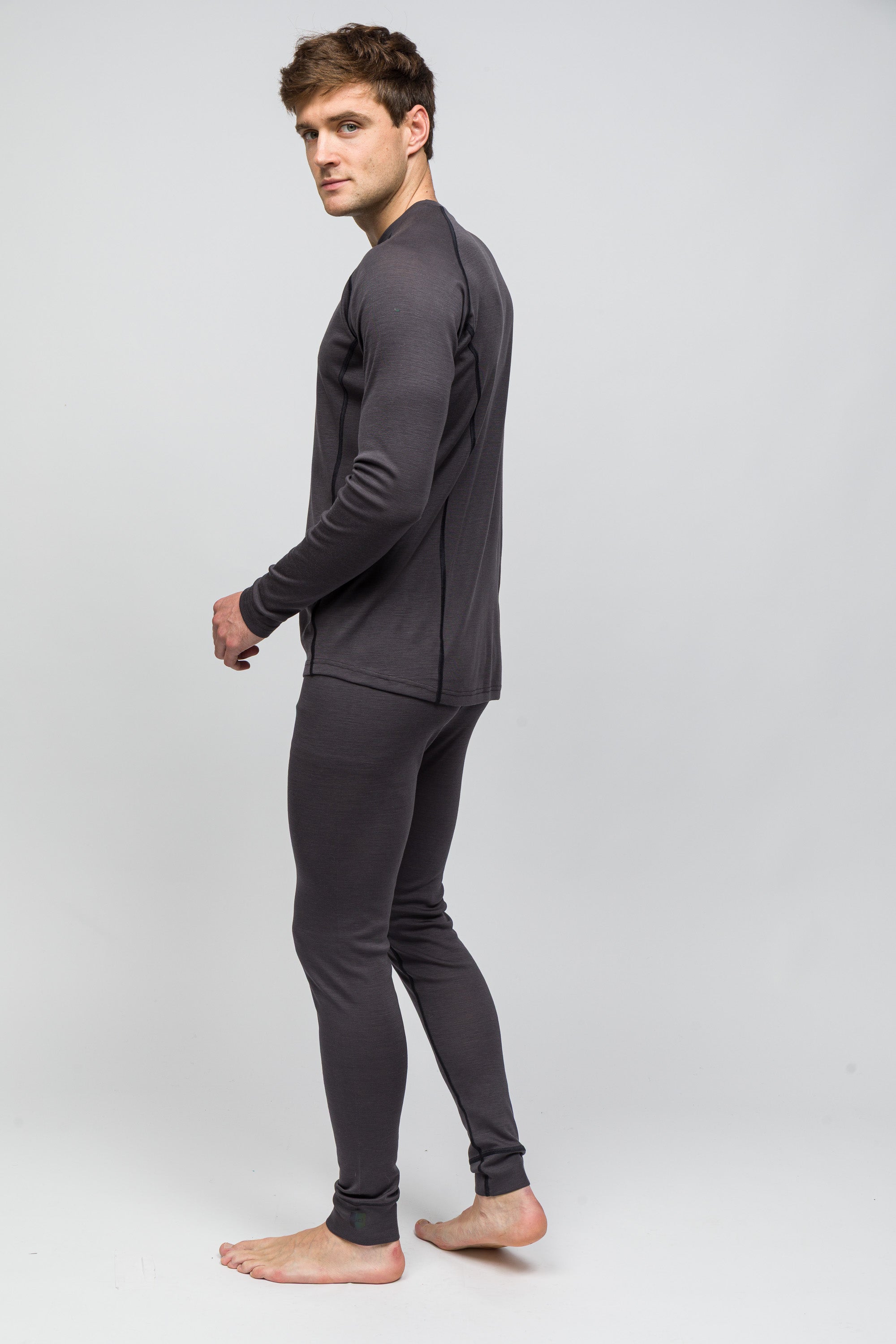 Thermawool Merino Yünü Termal İçlik Tayt 195 g - Antrasit