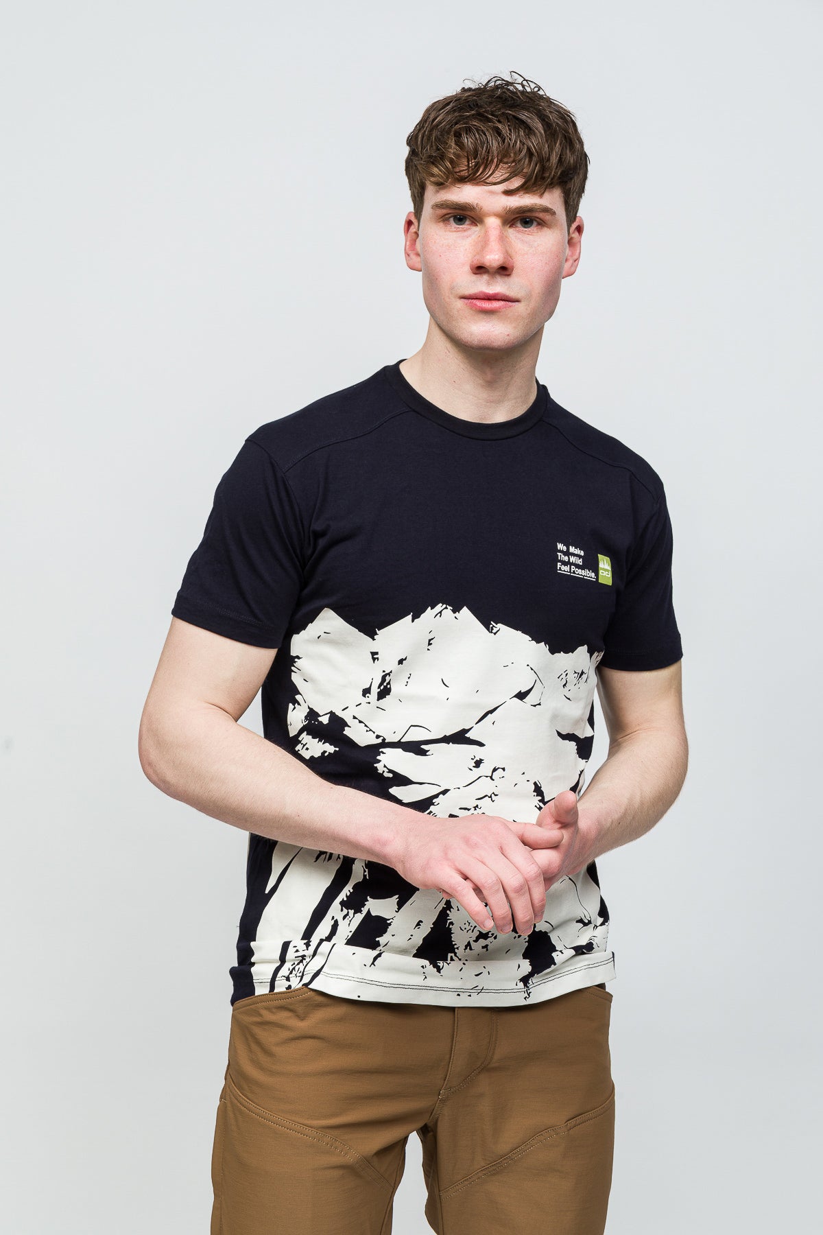 MANIFEST T-Shirt %100 Pamuk Printed - Koyu Lacivert