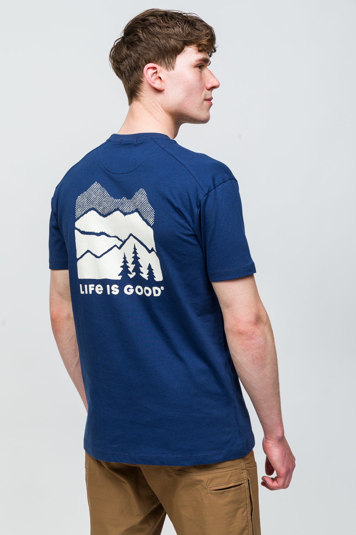 MANIFEST T-Shirt %100 Pamuk Printed - Koyu Mavi