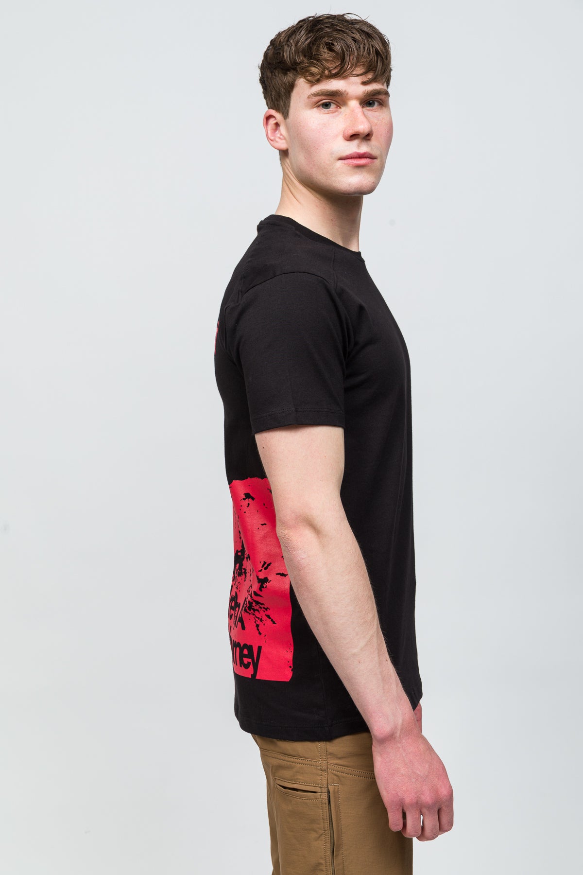 MANIFEST T-Shirt %100 Pamuk Printed - Siyah