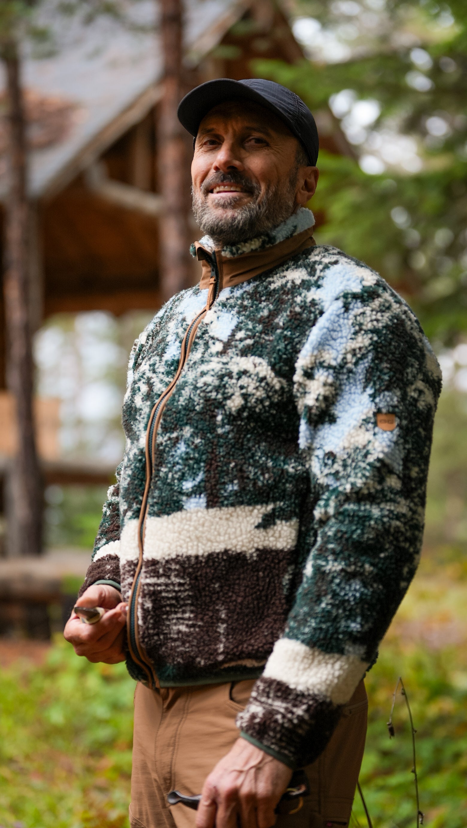 Serdar Kılıç Dağ Evi Serisi & Sherpa Yün Ceket Lambswool - LIMITED