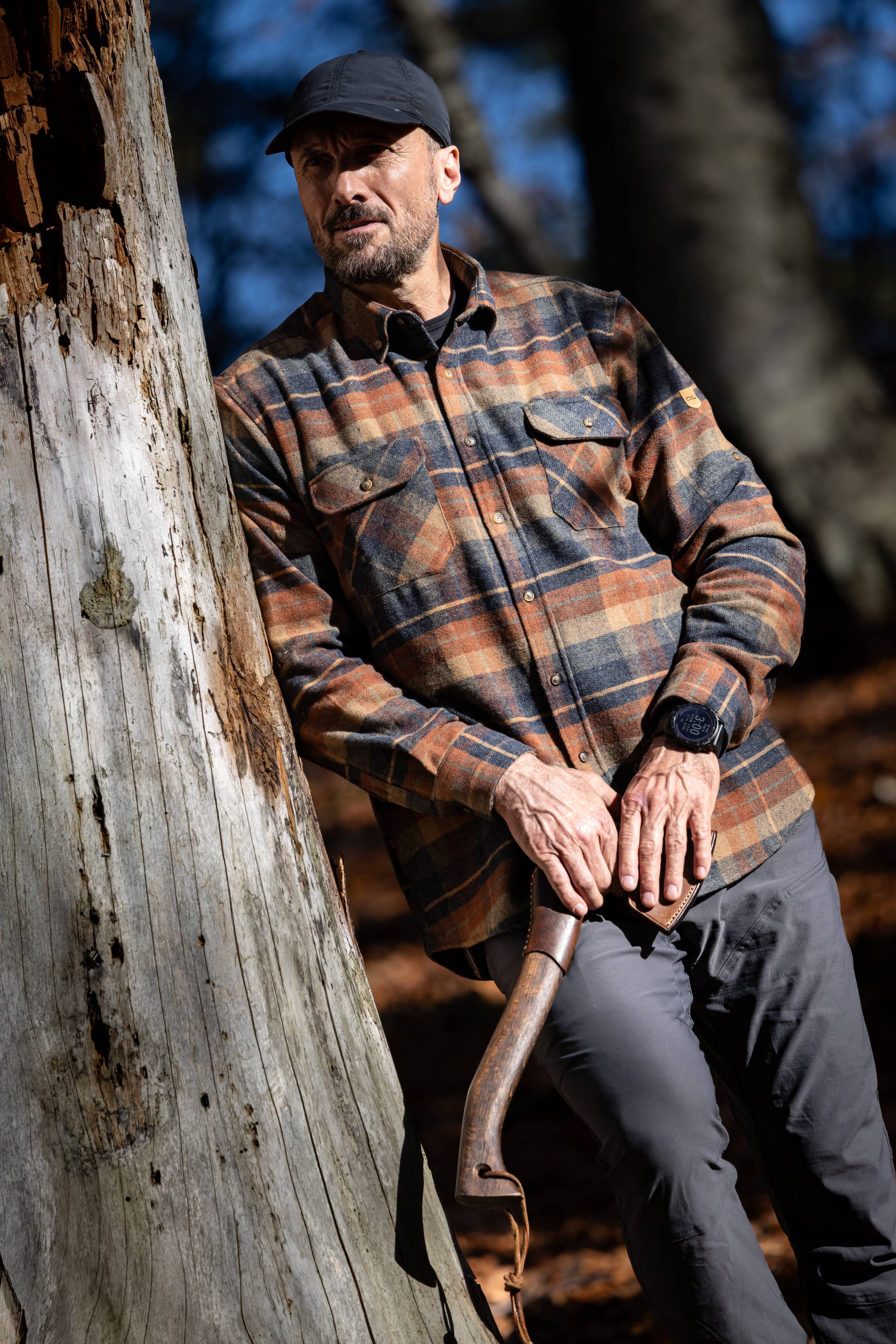 Crafter Oduncu Gömleği Yumuşak Tuşe - Kahverengi Ekose