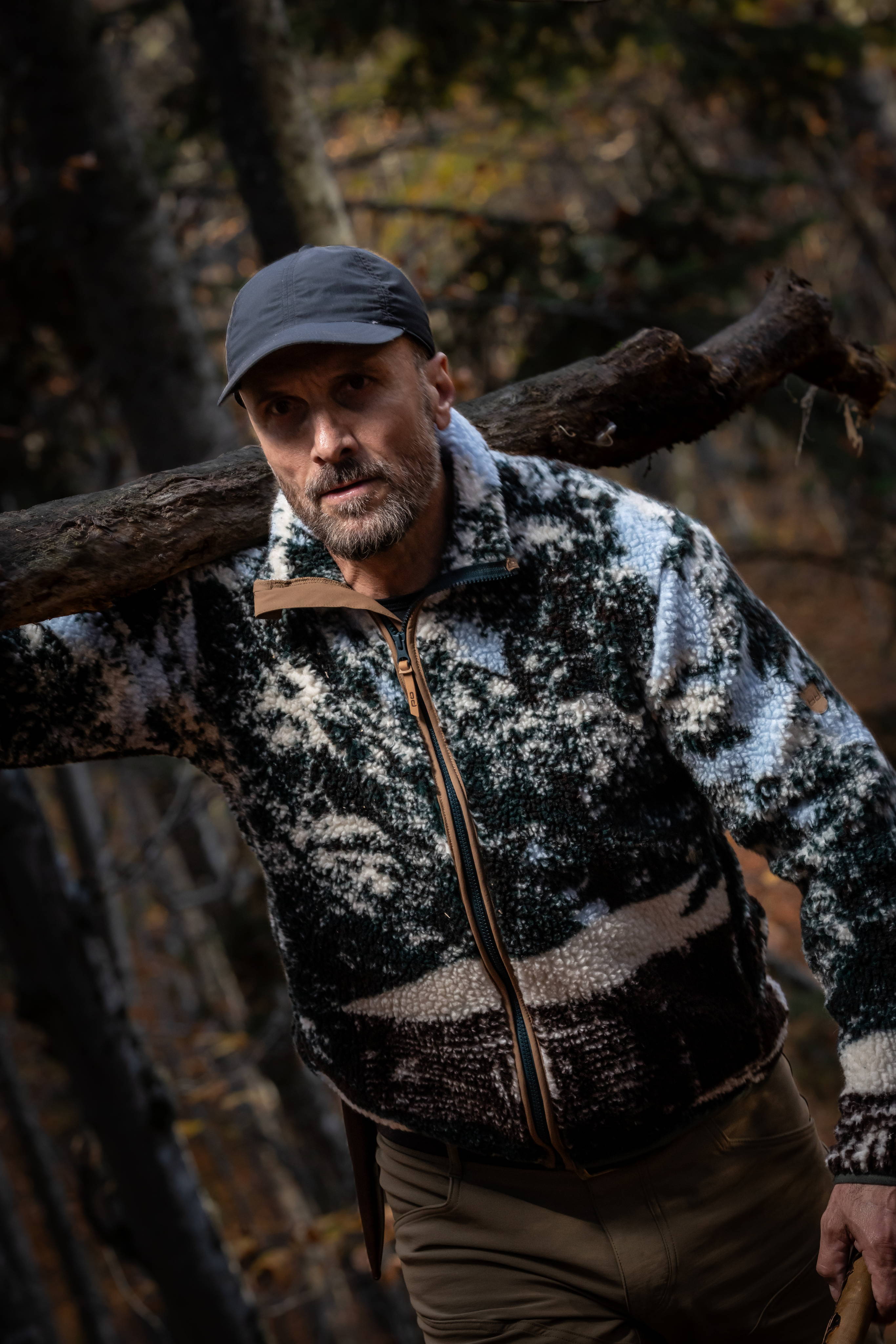 Serdar Kılıç Dağ Evi Serisi & Sherpa Yün Ceket Lambswool - LIMITED