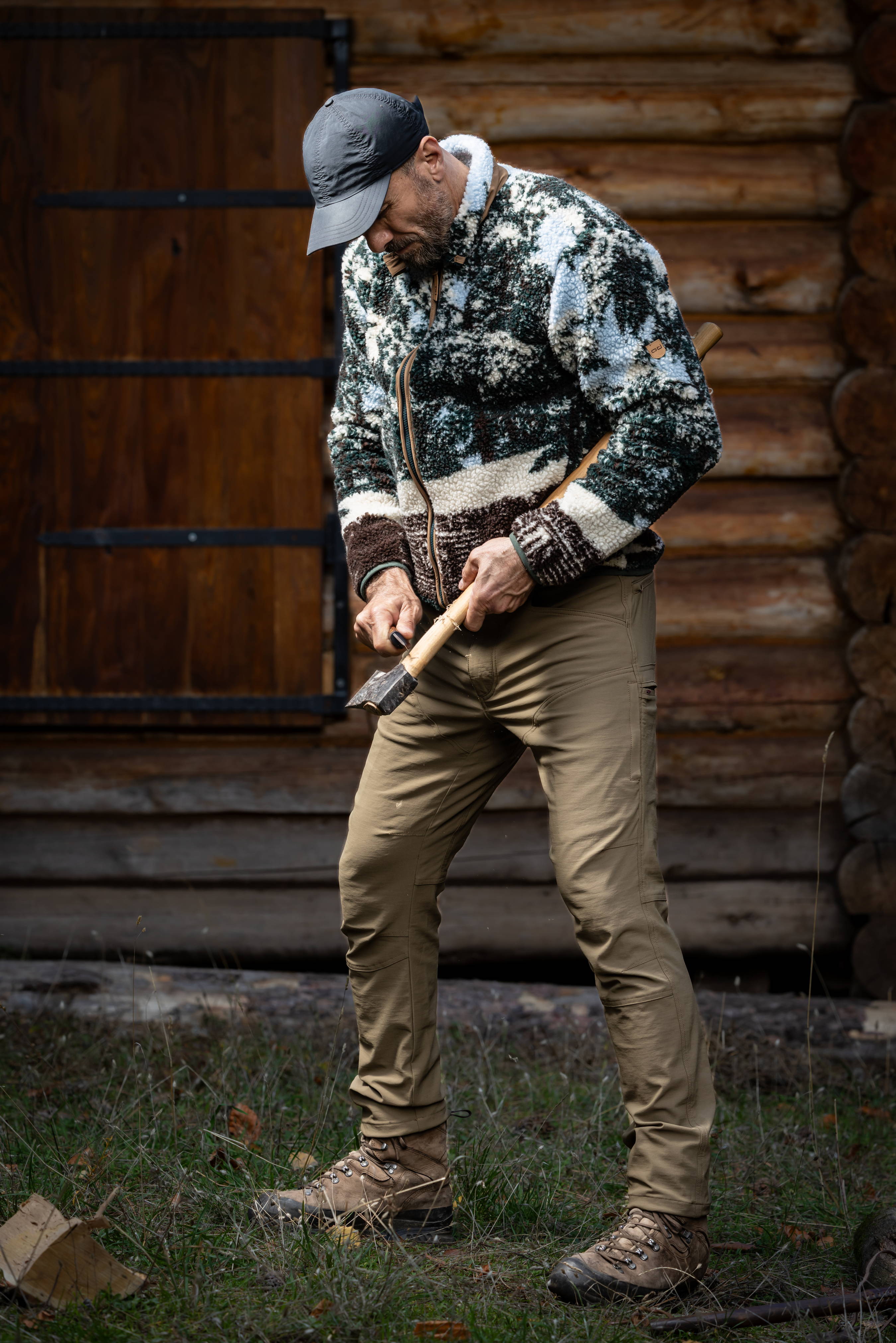 Serdar Kılıç Dağ Evi Serisi & Sherpa Yün Ceket Lambswool - LIMITED