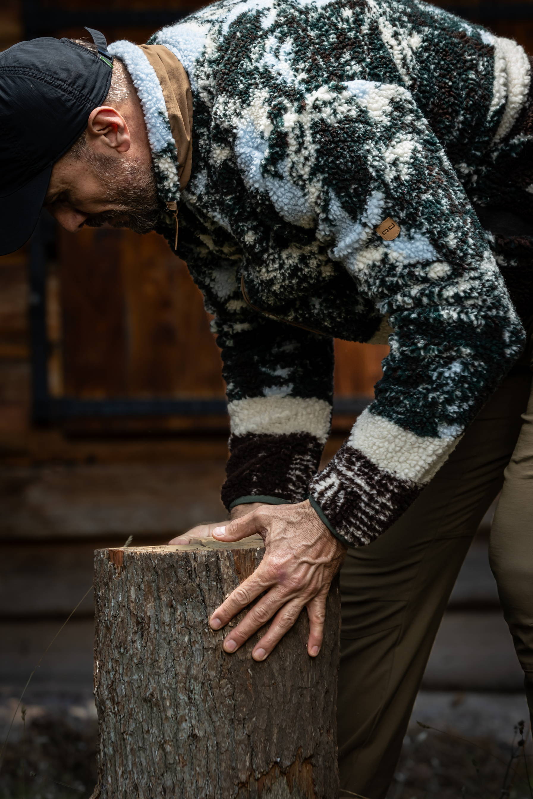 Serdar Kılıç Dağ Evi Serisi & Sherpa Yün Ceket Lambswool - LIMITED