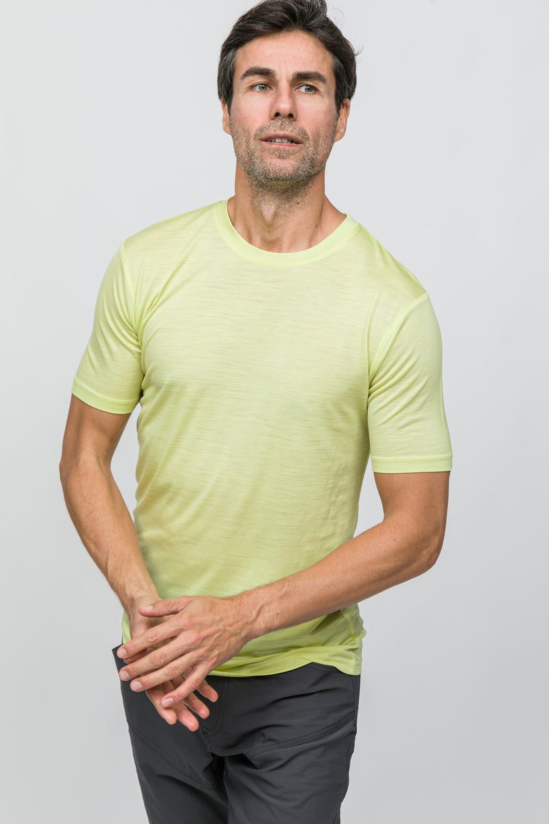 All-Season Merino T-Shirt 135 gr -Lime