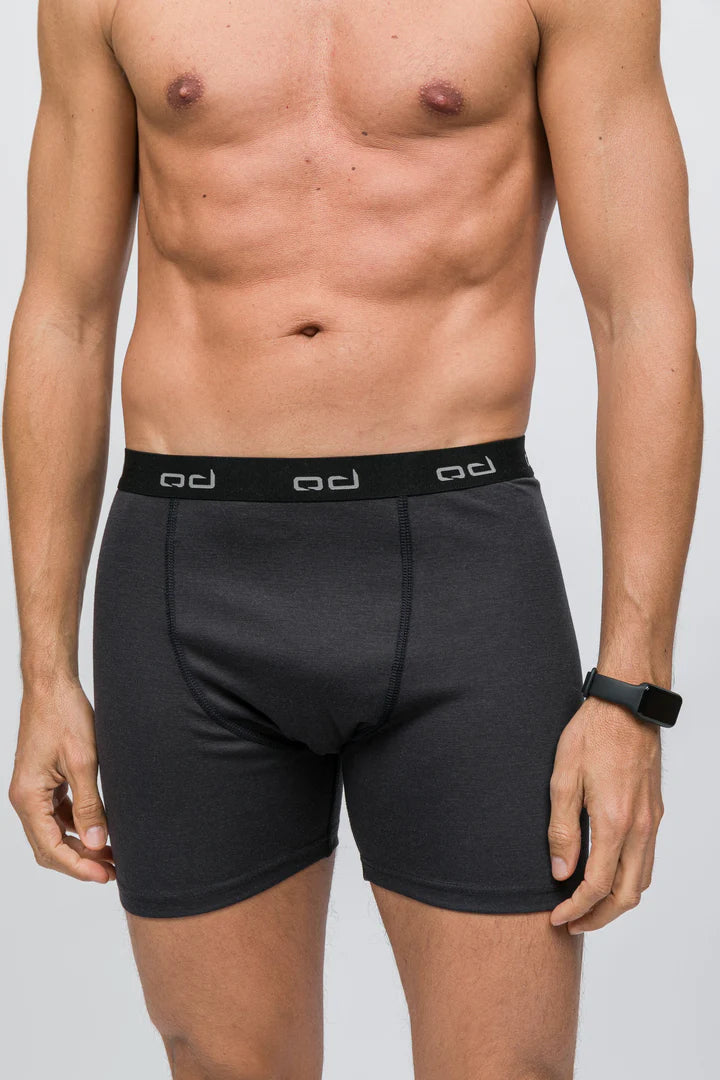 3'lü Antibakteriyel Thermawool %100 Merino Boxer 195 gr - Antrasit
