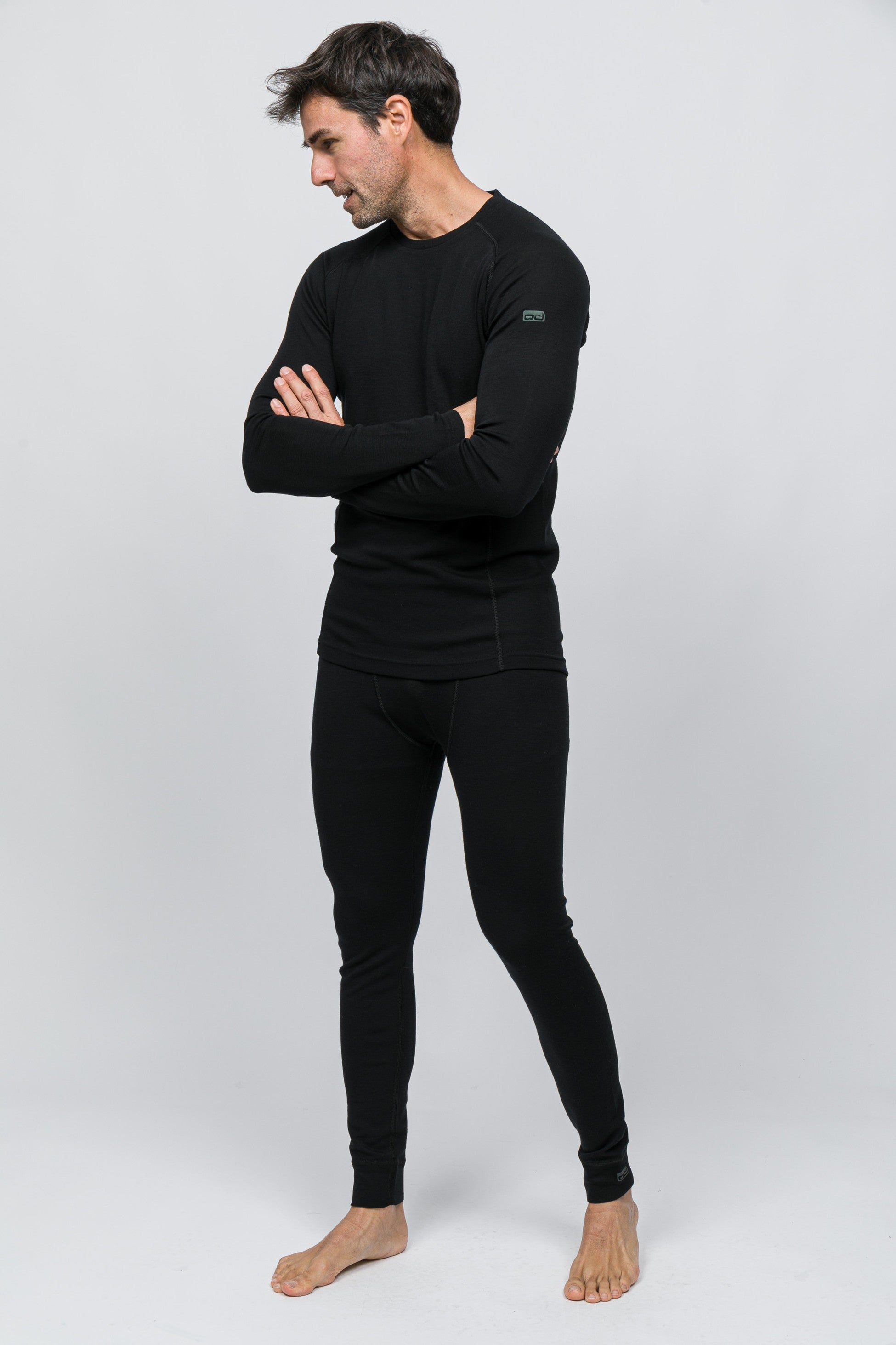 2'li Takım Thermawool Merino Yünü Termal İçlik 195 gr Siyah