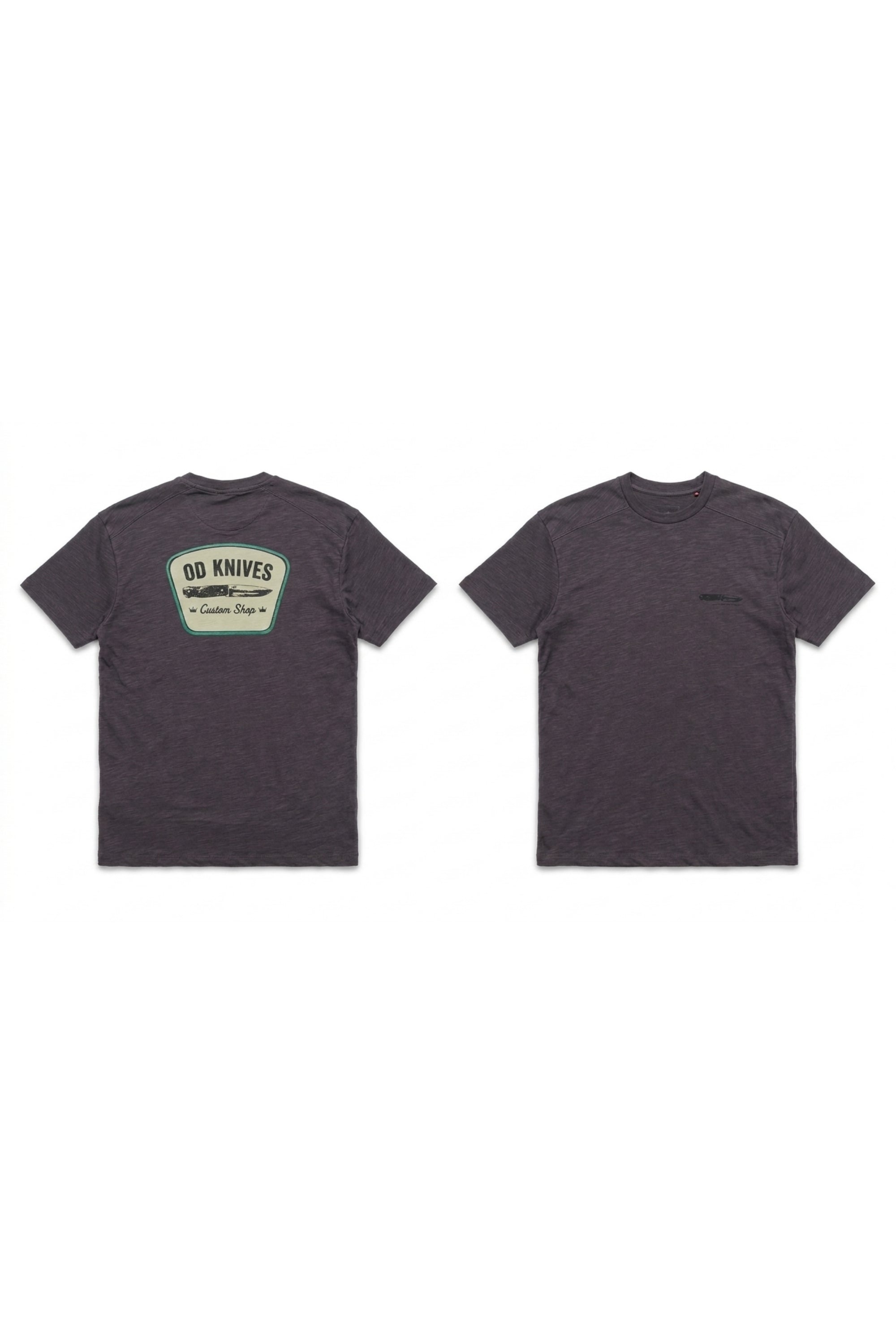 Bushcraft T-Shirt %100 Pamuk Printed - Antrasit